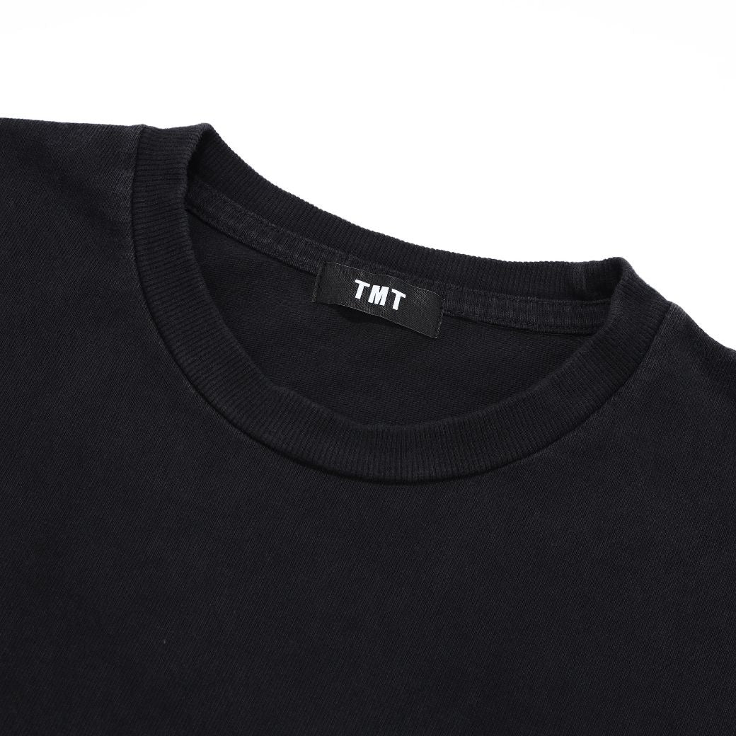 BLACK DRY COTTON S/S TEE/BLACK