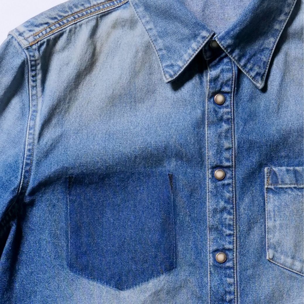 10oz DENIM SHIRTS(GRUNGE)