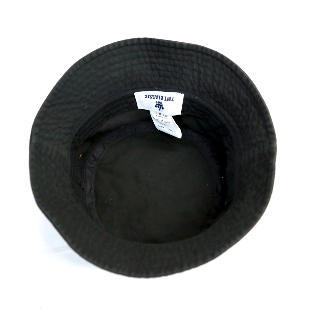 CIRCLE LOGO BUCKET HAT / BLACK