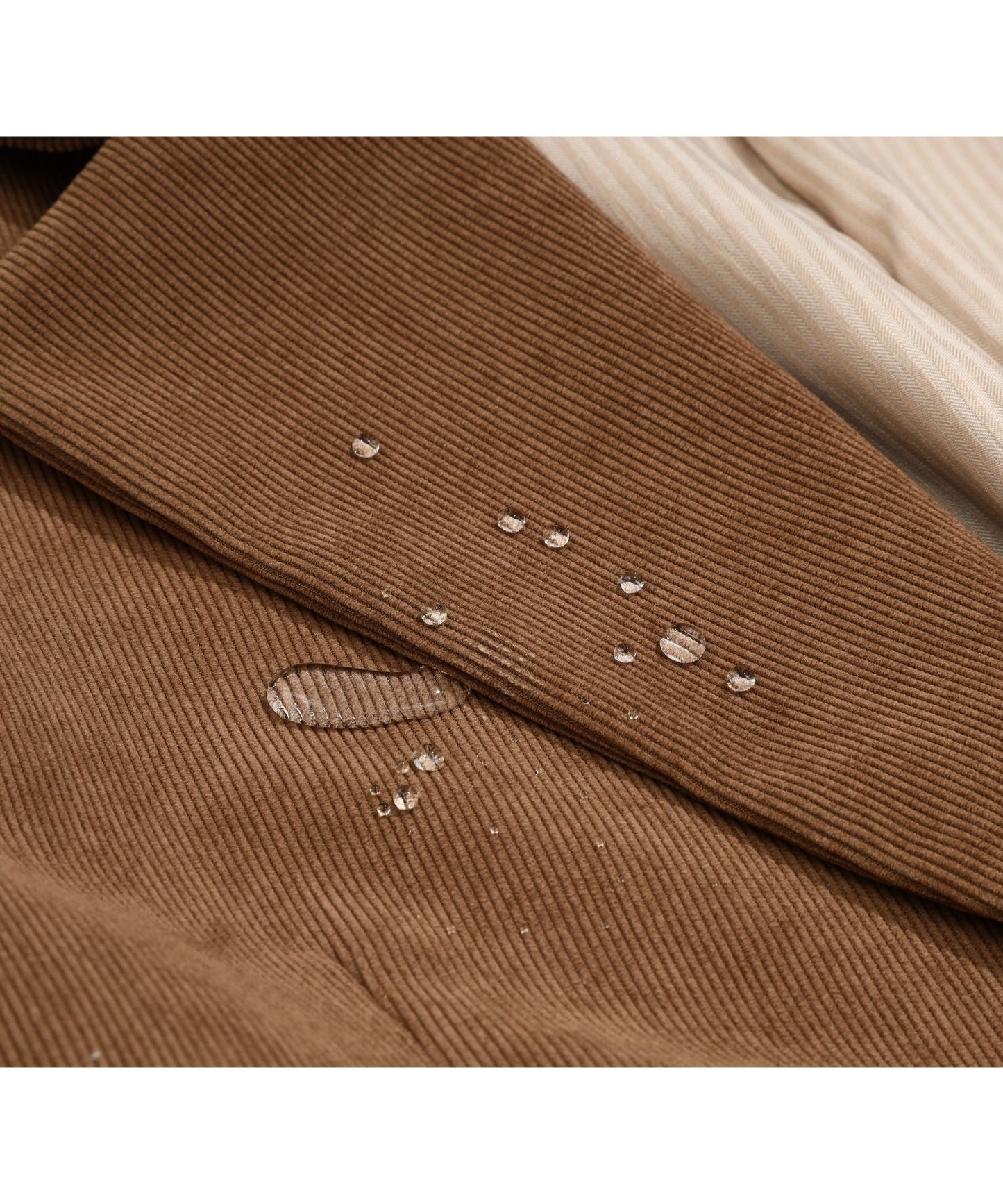 CORDUROY SINGLE JACKET/BROWN