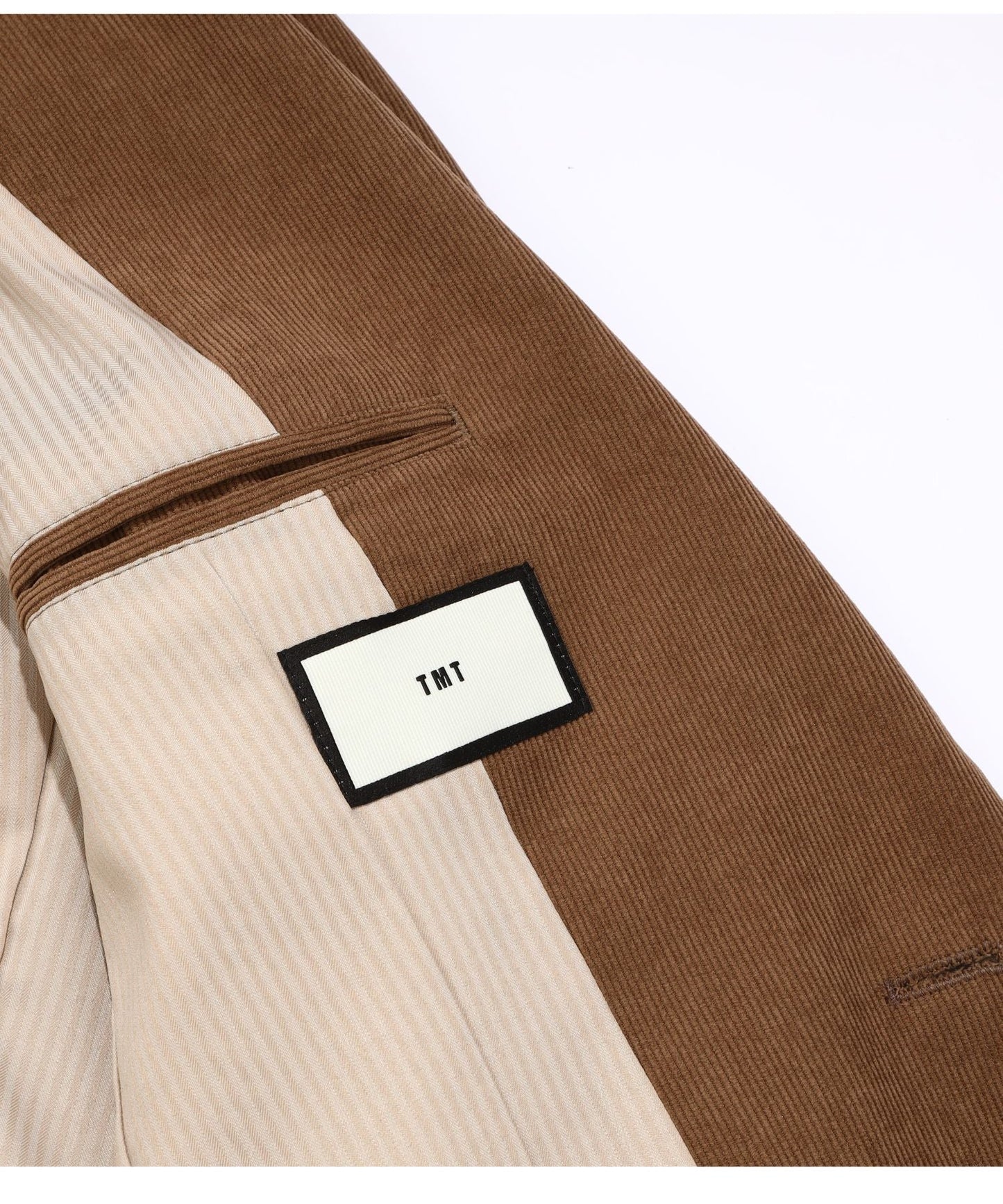 CORDUROY SINGLE JACKET/BROWN