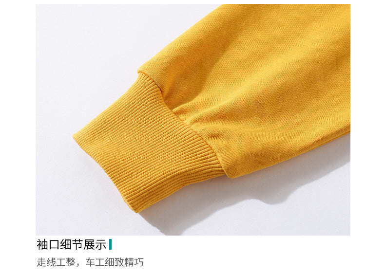 cotton hooded pullover sweater