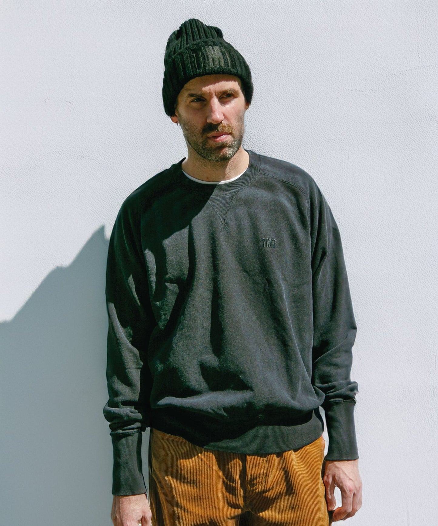 PULL OVER SWEAT(BLACK)