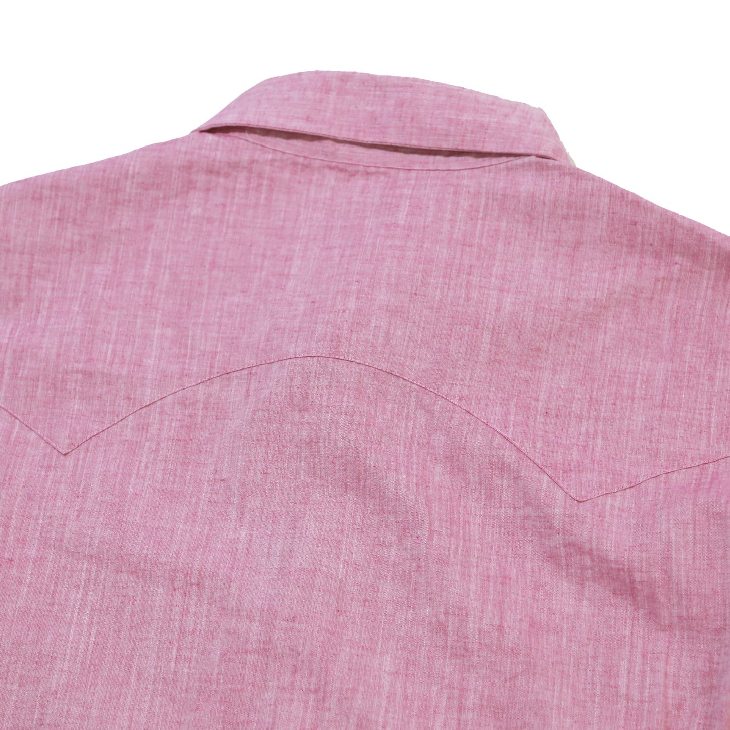COTTON LINEN CHAMBRAY SHIRTS/ PINK