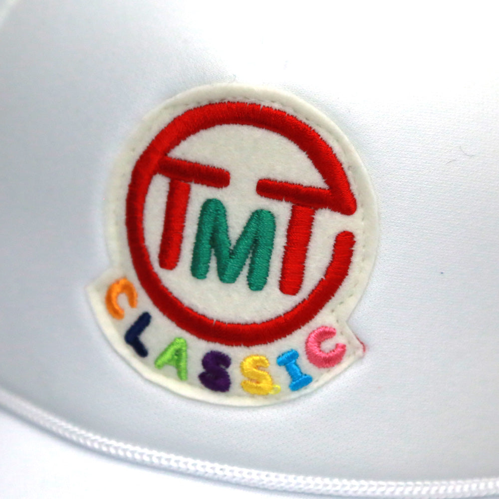 CIRCLE LOGO MESH CAP / WHITE