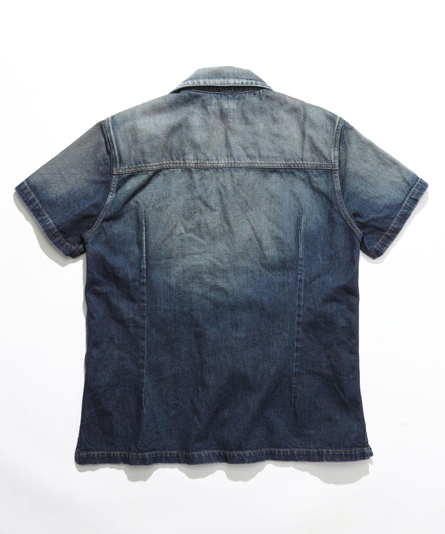 10oz DENIM SHORT SLEEVE SHIRTS(REGULAR FIT)