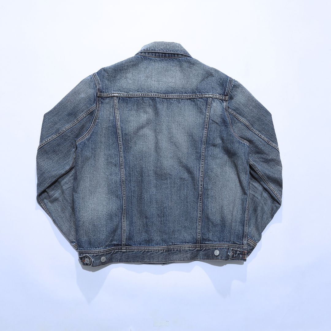 12oz SOFT DENIM TRUCKER JACKET/INDIGO LIGHT
