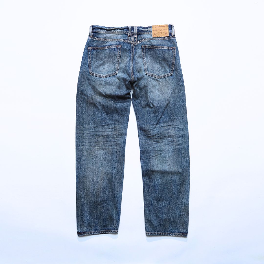 12oz SOFT DENIM 5P STRAIGHT/INDIGO LIGHT