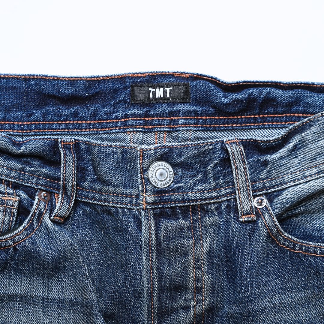 12oz SOFT DENIM 5P STRAIGHT/INDIGO LIGHT