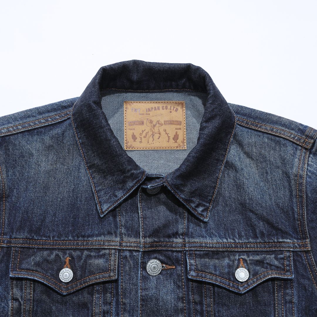 12oz SOFT DENIM TRUCKER JACKET/INDGO