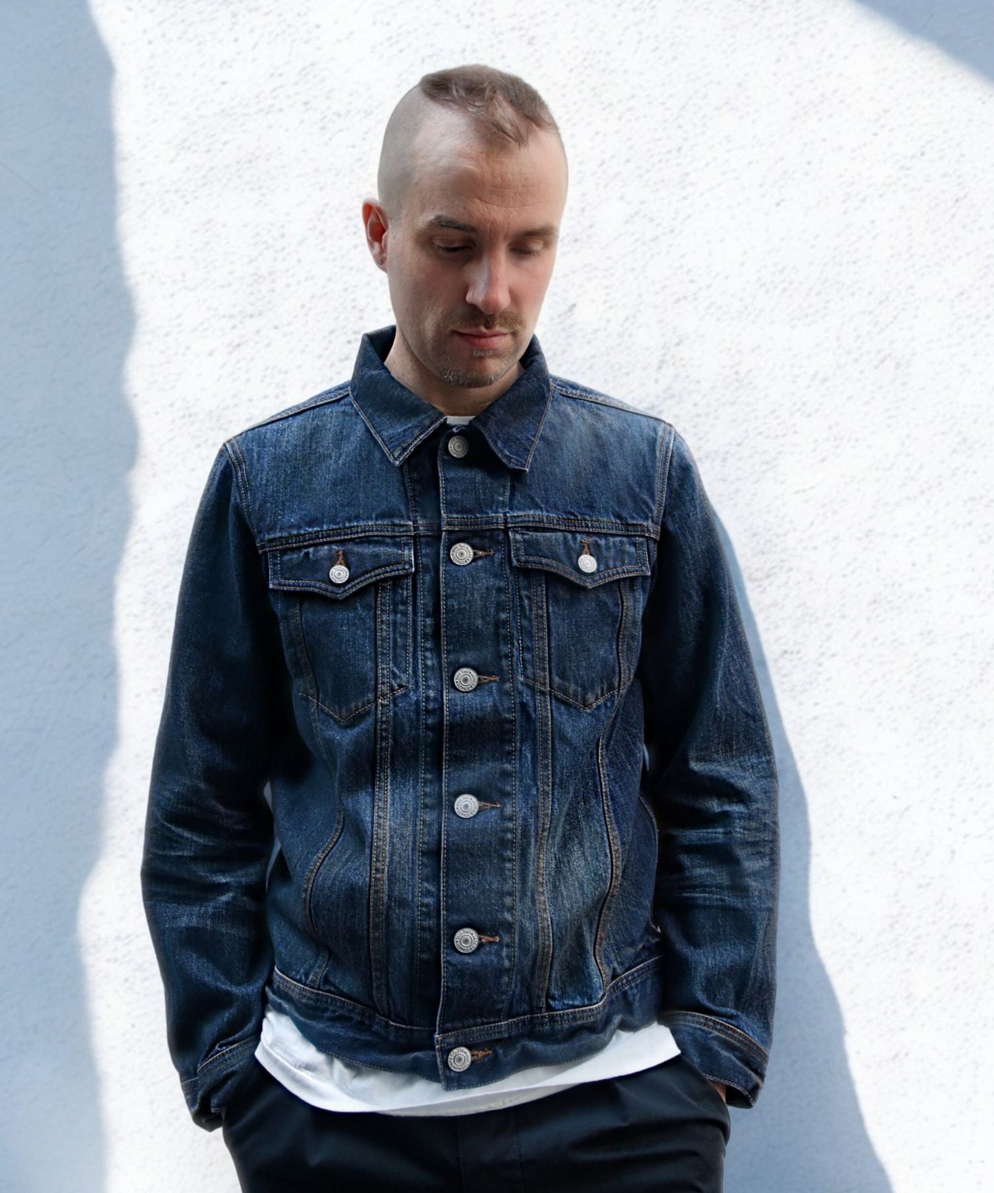 12oz SOFT DENIM TRUCKER JACKET/INDGO
