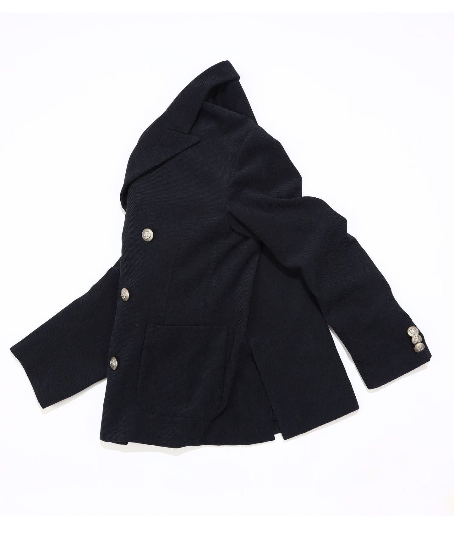 CORDUROY DOUBLE JACKET/NAVY