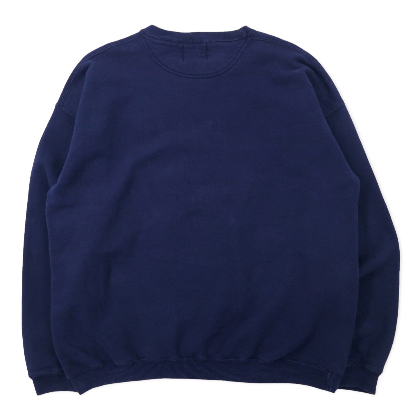 417 by VAN HEUSEN USA製 80年代 プリント スウェット L ネイビー コットン 裏起毛 GOLF