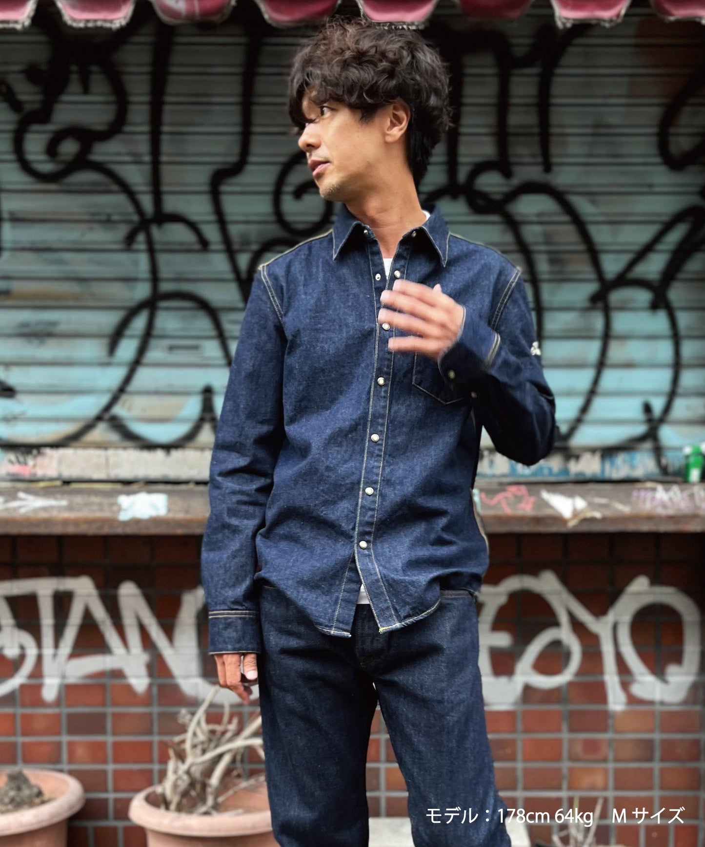 【10月限定価格/10月下旬発送】10oz DENIM SHIRTS(ONE WASH)
