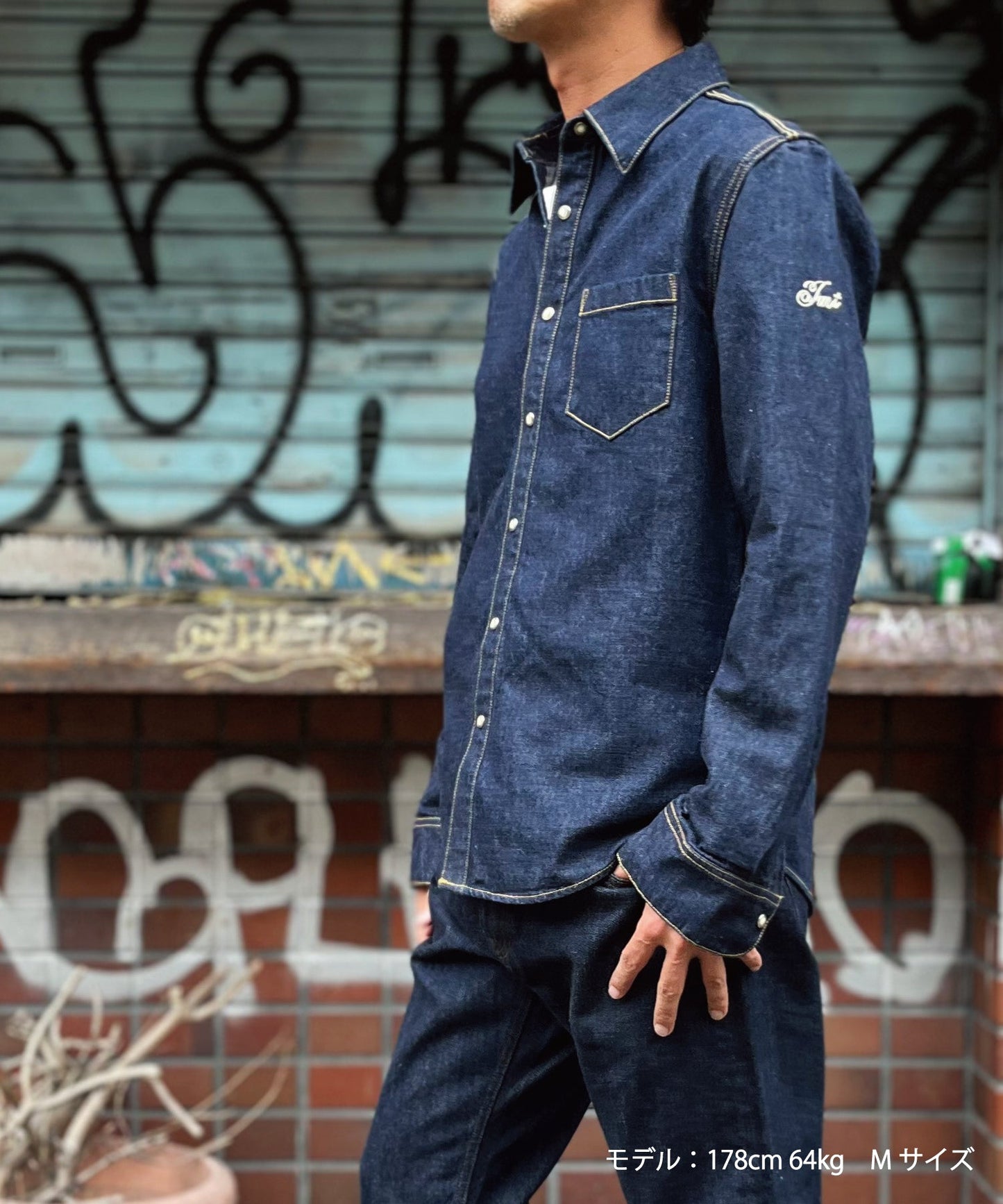 【10月限定価格/10月下旬発送】10oz DENIM SHIRTS(ONE WASH)