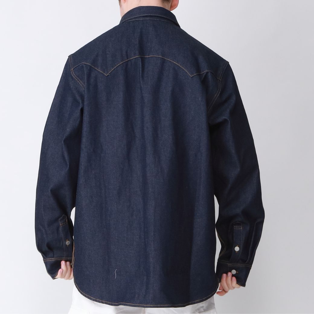 【10月限定価格】12oz DENIM WIDE SHIRTS