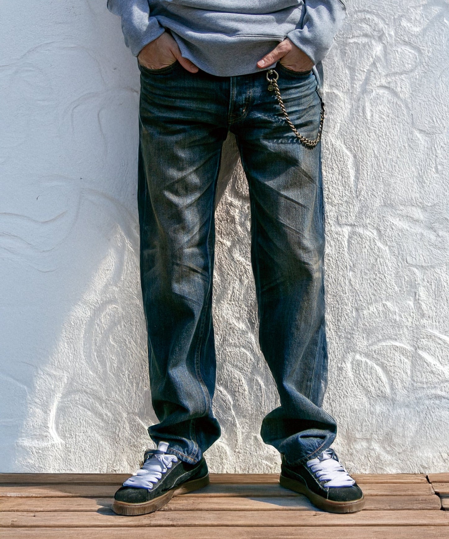 12oz SOFT DENIM 5P STRAIGHT/INDIGO