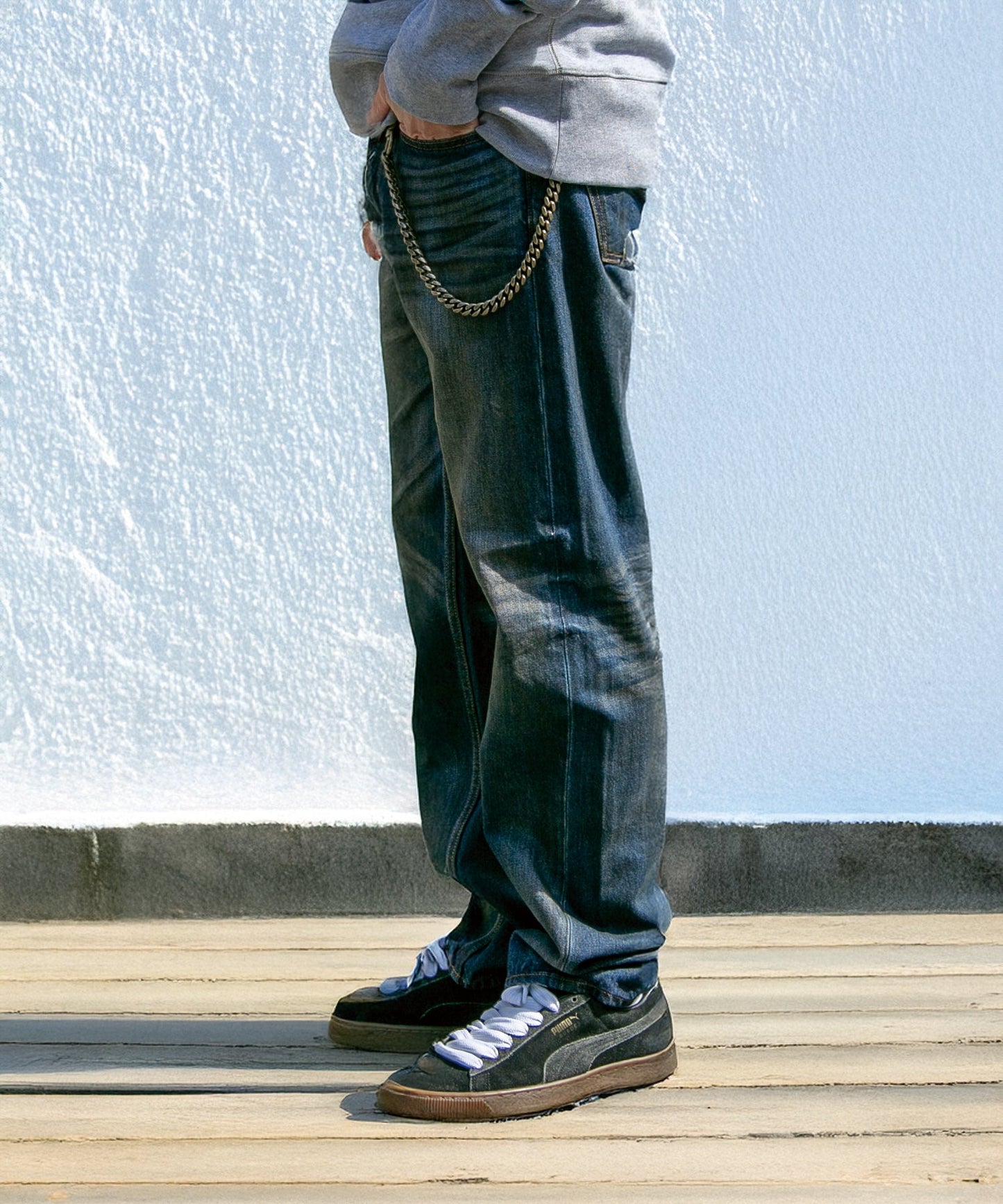 12oz SOFT DENIM 5P STRAIGHT/INDIGO