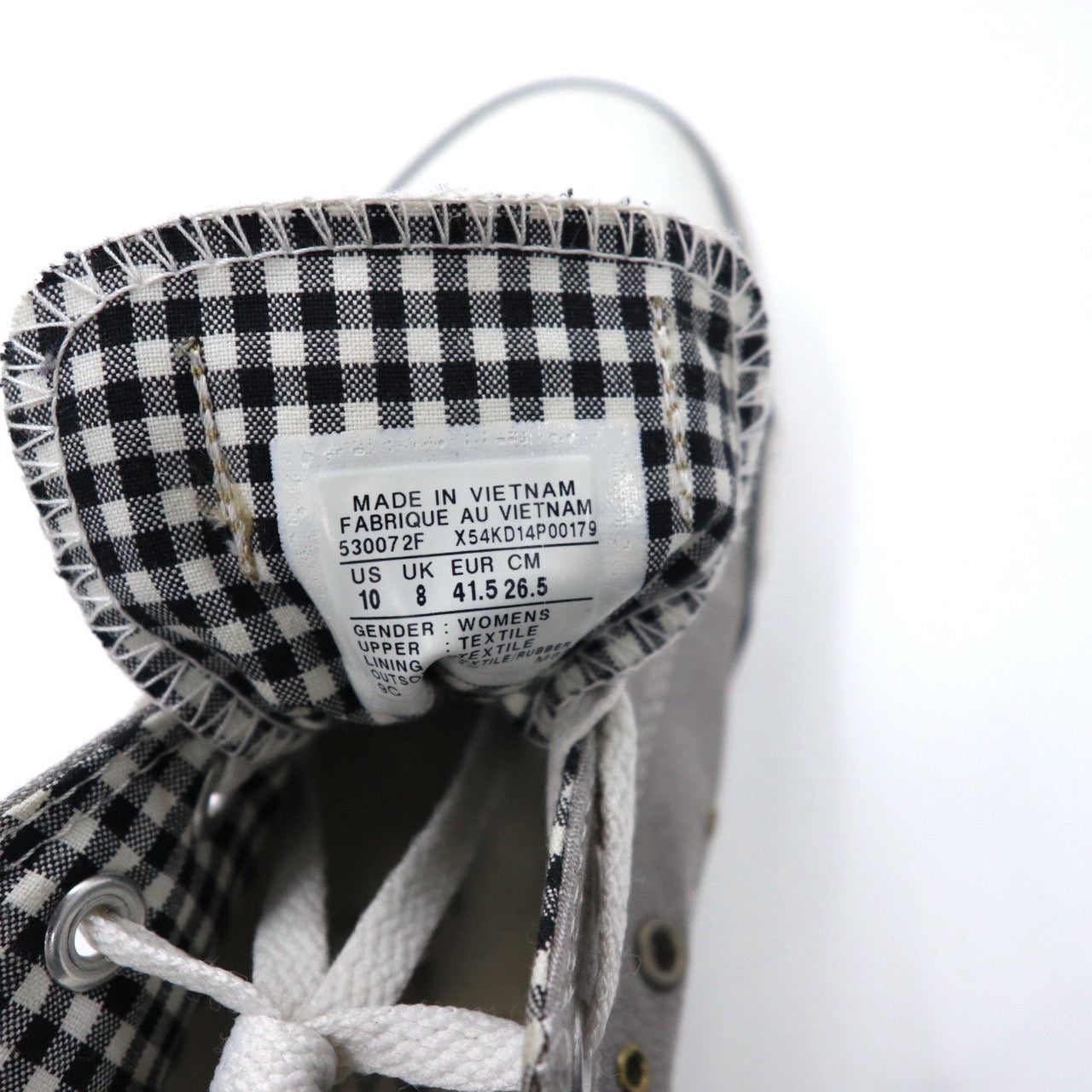 CONVERSE スニーカー 26.5cm グレー ALL STAR キャンバス 9C 1212 M88