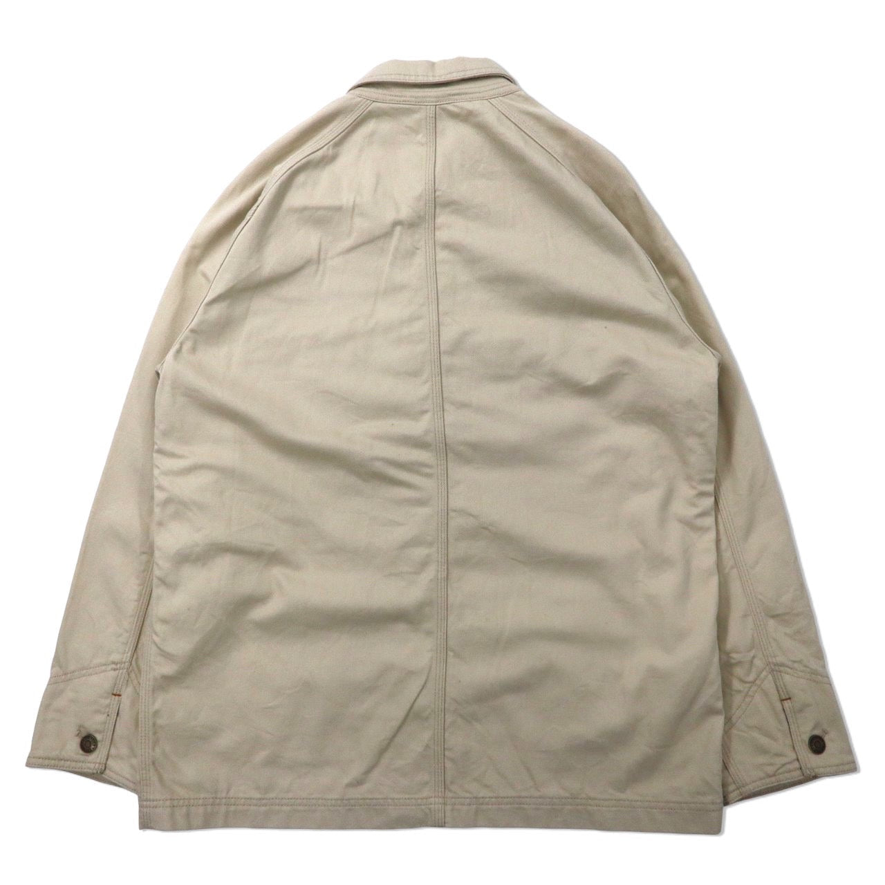 Eddie Bauer カバーオール M ベージュ コットン