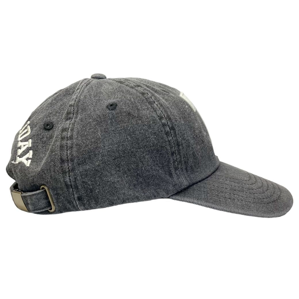BASEBALL COTTON DENIM TWILL CAP / BLACK