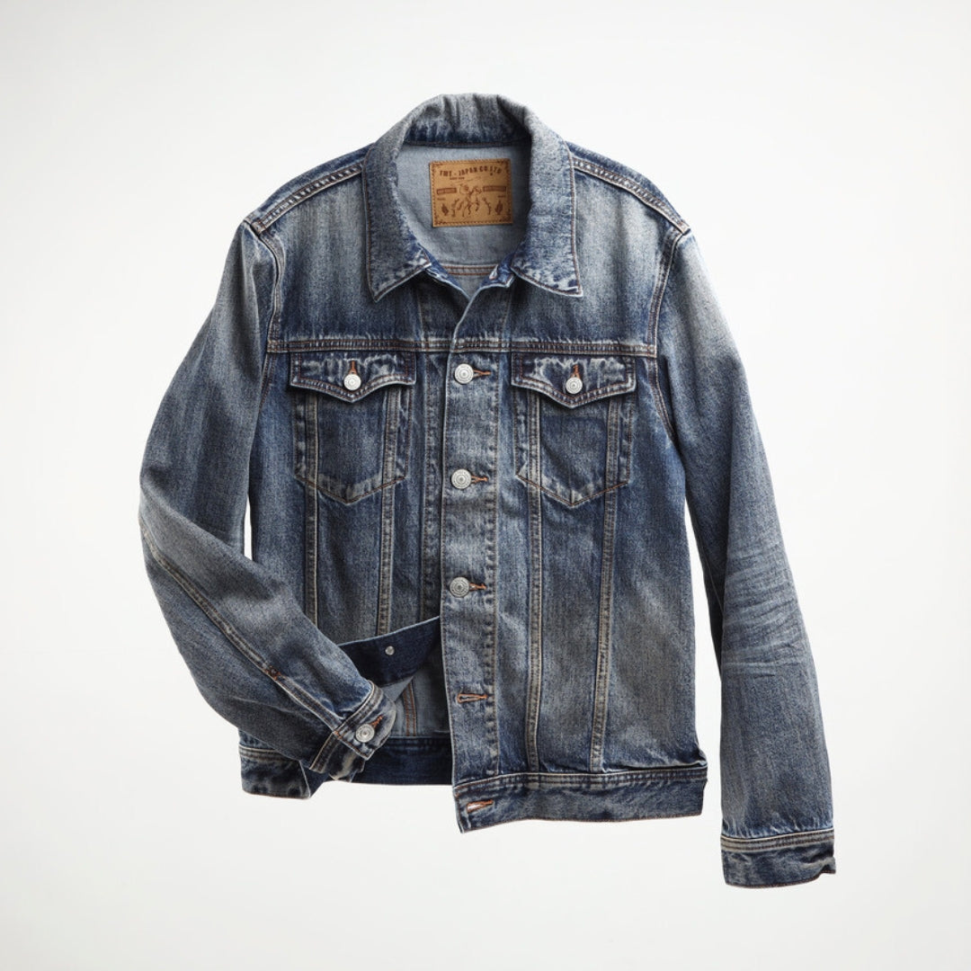 12oz SOFT DENIM TRUCKER JACKET/INDIGO LIGHT