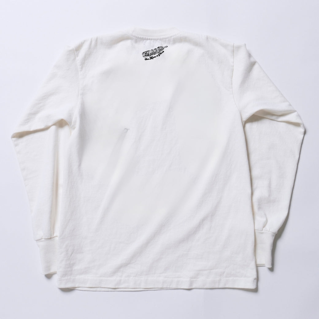 DRY COTTON JERSEY L/S TEE(SANTO DOMINGO)/WHITE