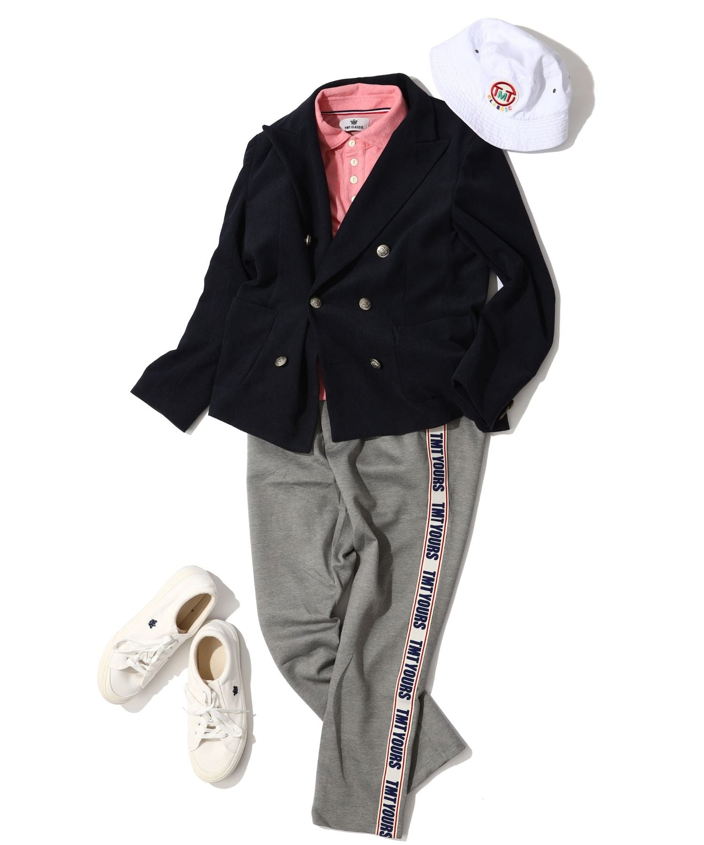 CORDUROY DOUBLE JACKET/NAVY