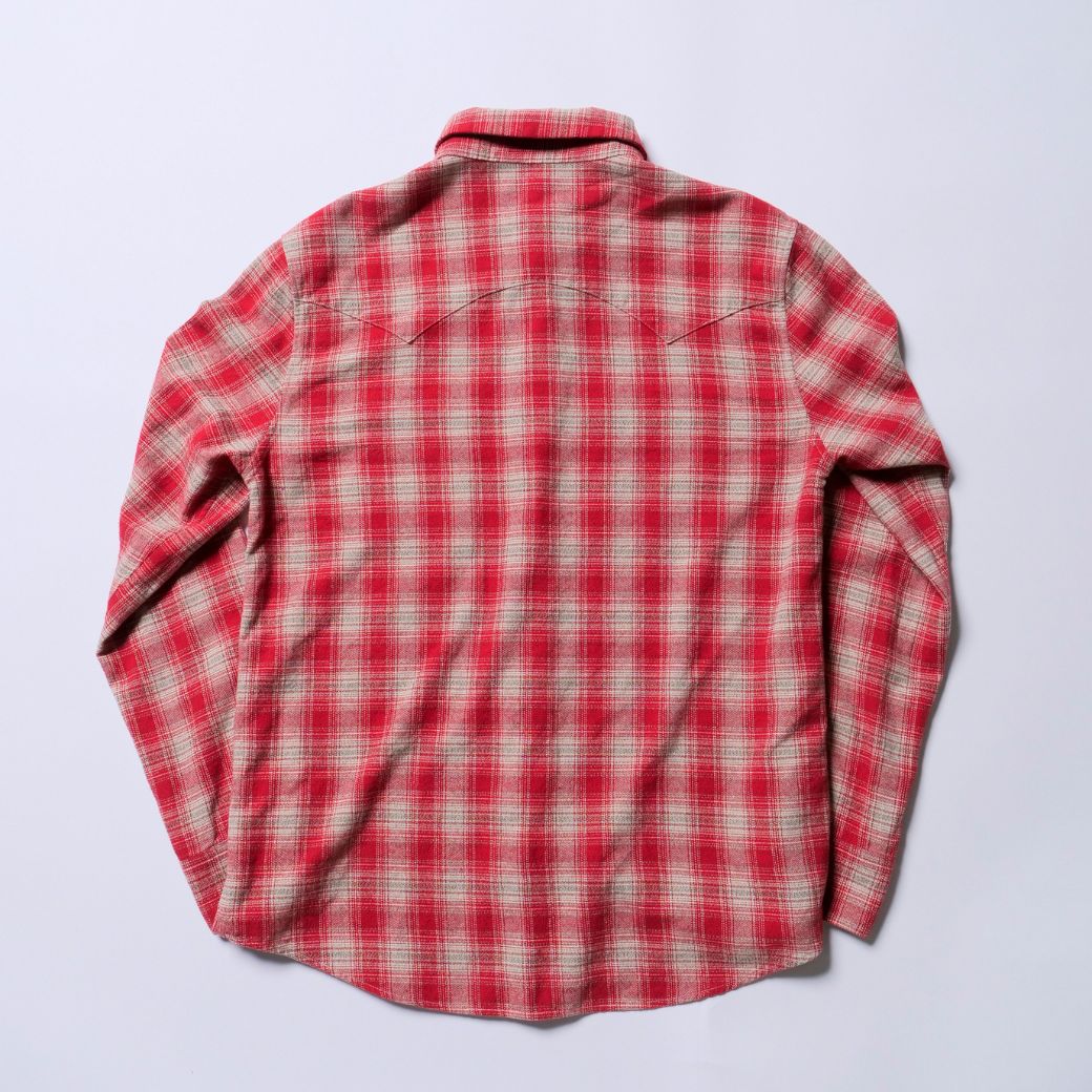 CHECK NEL SHIRT/ RED