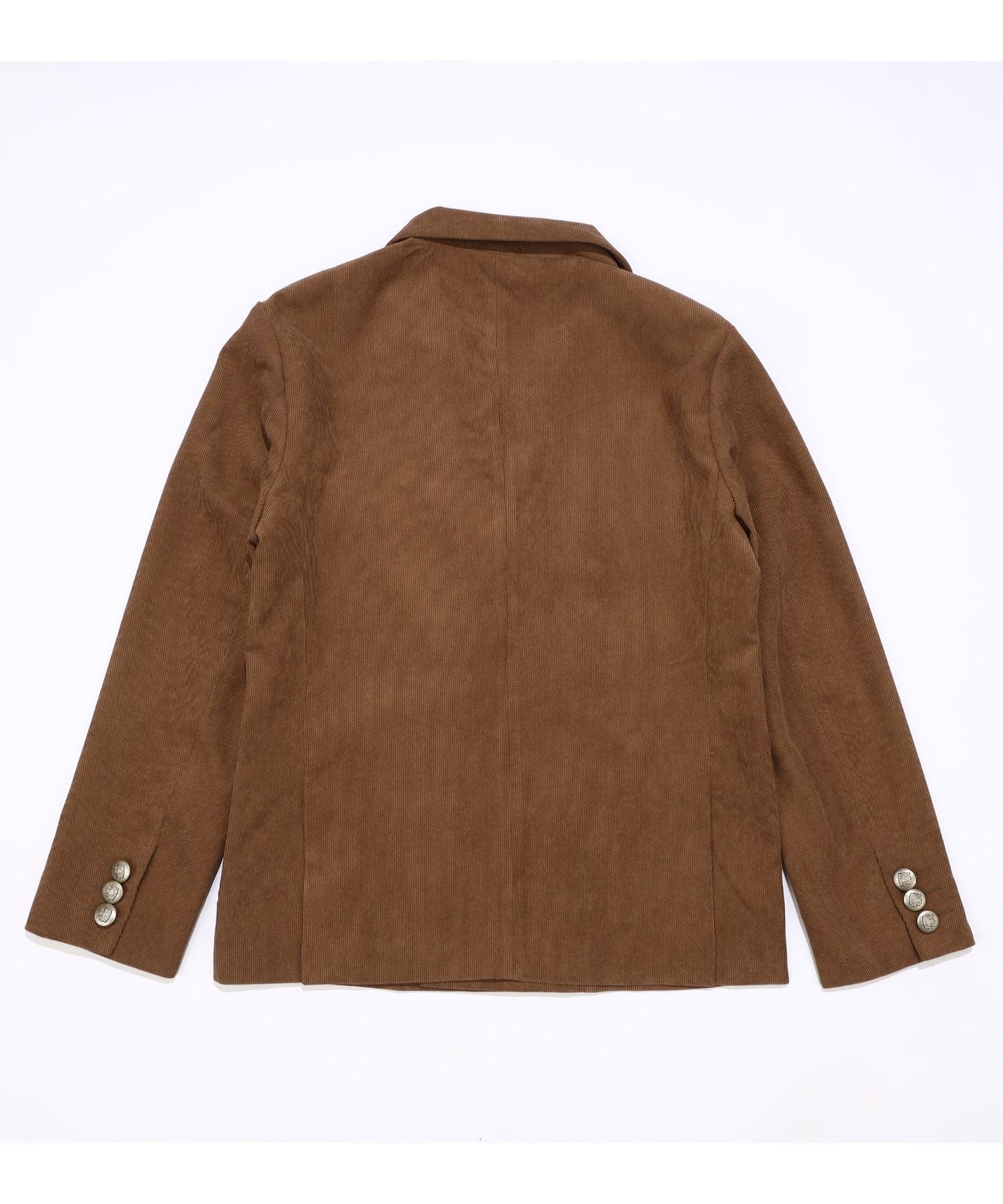 CORDUROY DOUBLE JACKET/BROWN