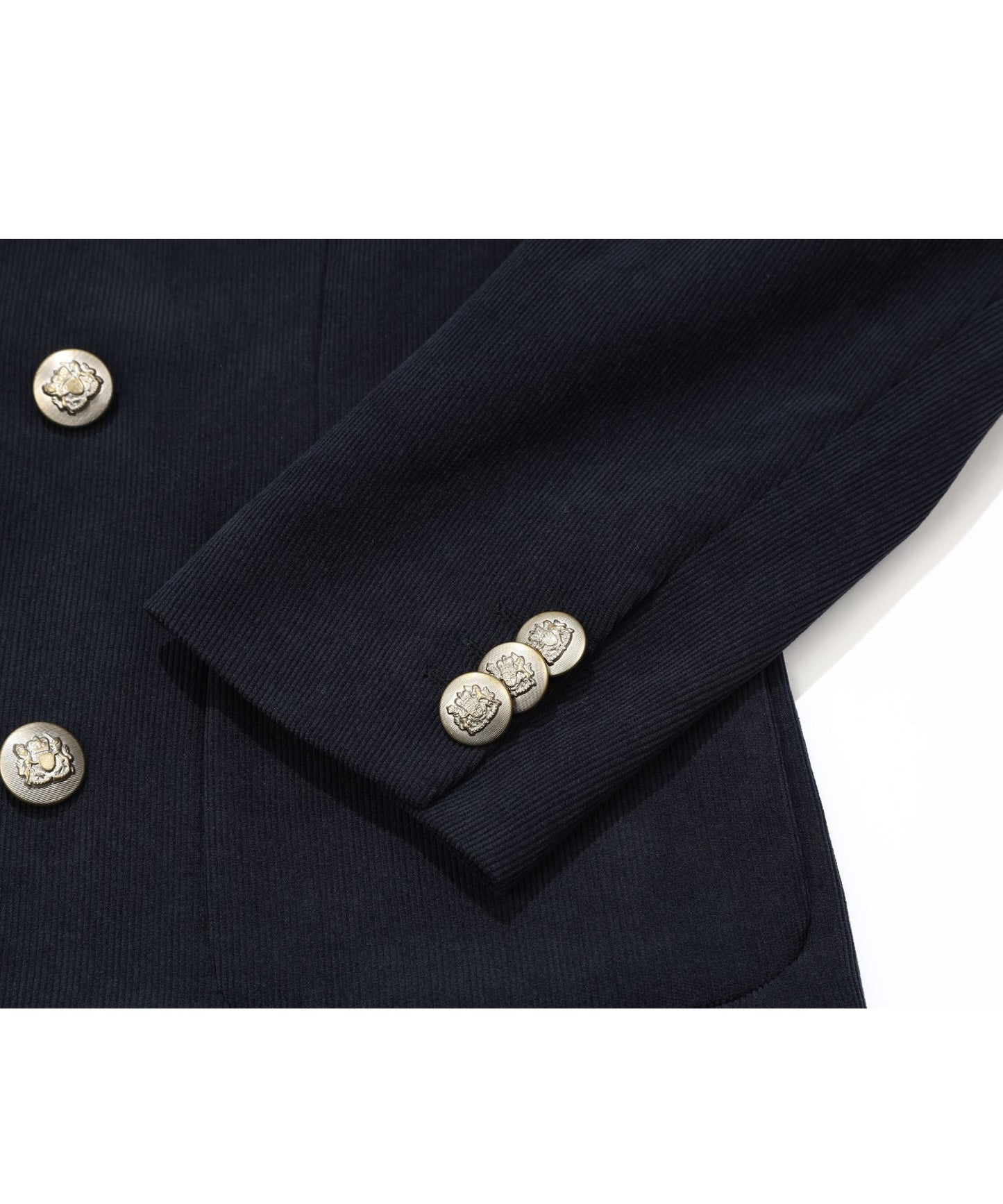 CORDUROY DOUBLE JACKET/NAVY