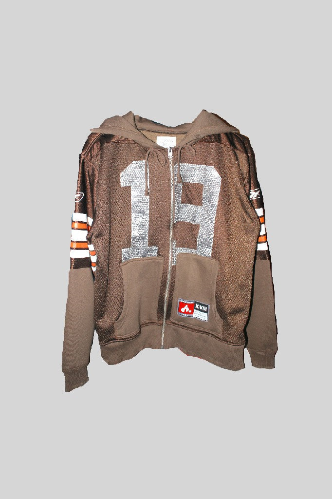 CUSTOM ORDER "FOOTBALL ZIPUP HOODIE"