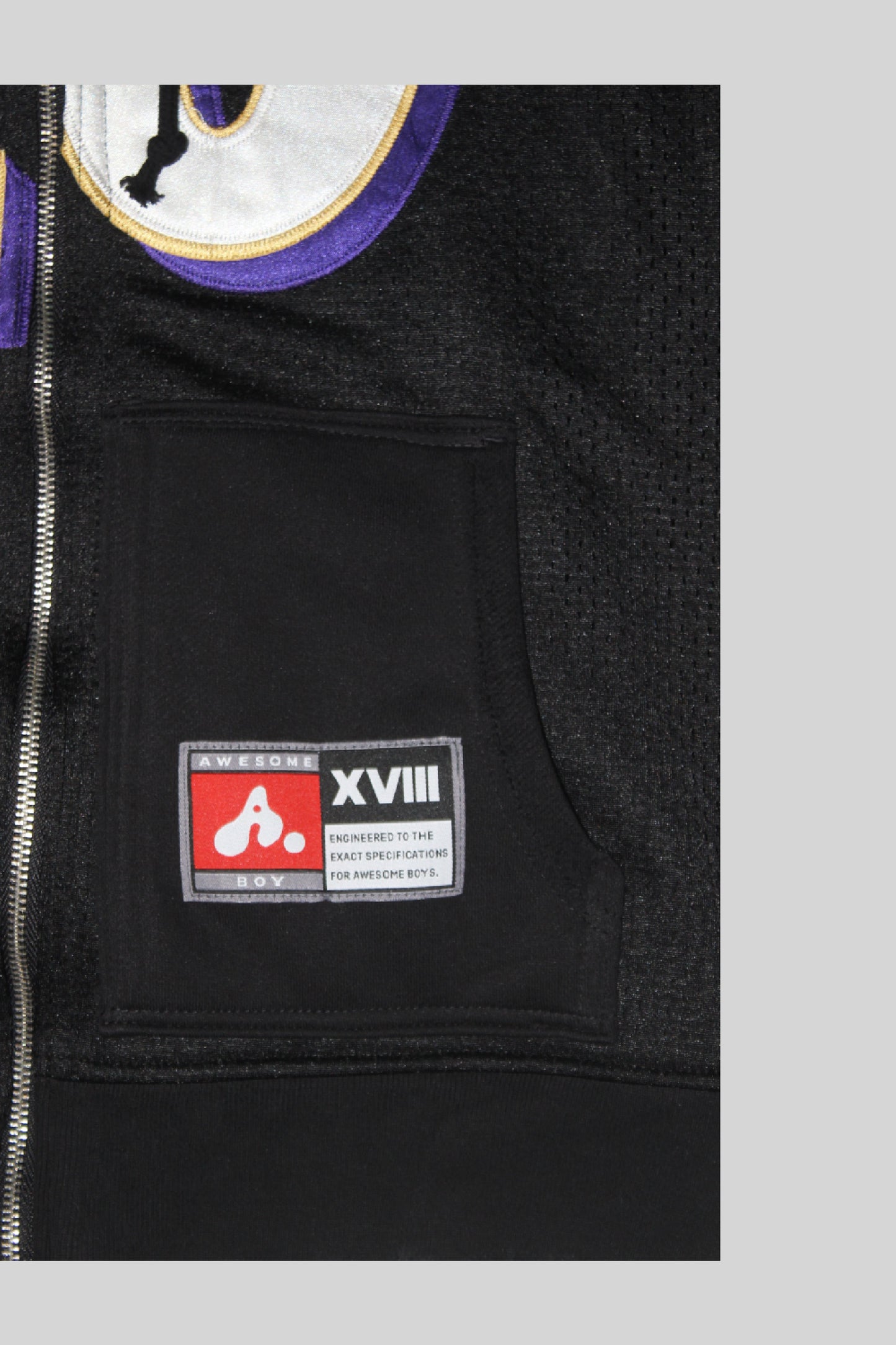 NFL ZIPUP HOODIE(BLACK)