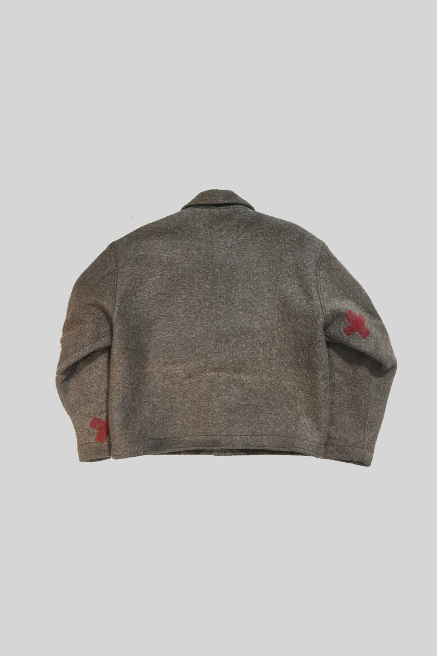 CUSTOM ORDER "MILITARY WOOL TRUCKER JACKET(BROWN)"