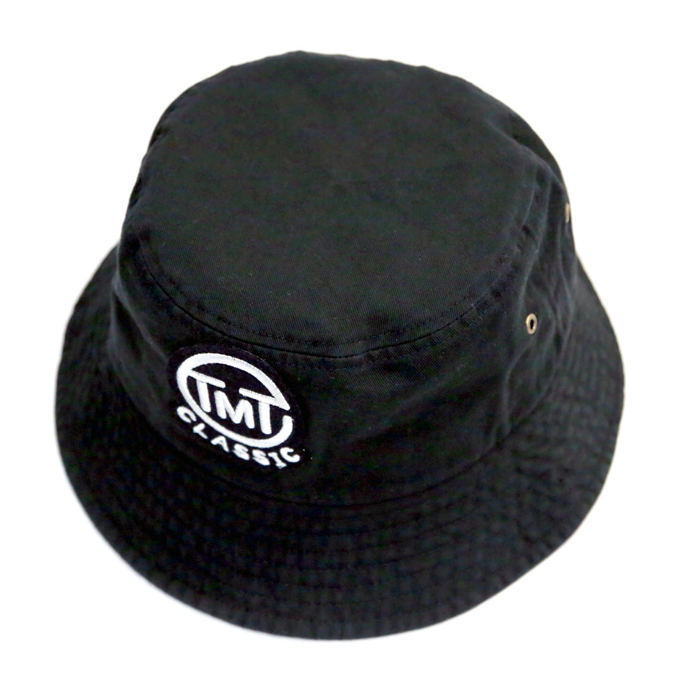 CIRCLE LOGO BUCKET HAT / BLACK