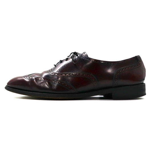 FLORSHEIM ウィングチップシューズ 28cm ボルドー レザー