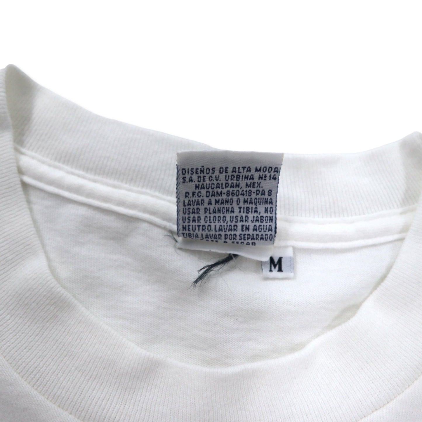 GUESS U.S.A. 90年代 ロゴプリント Tシャツ M ホワイト コットン メキシコ製