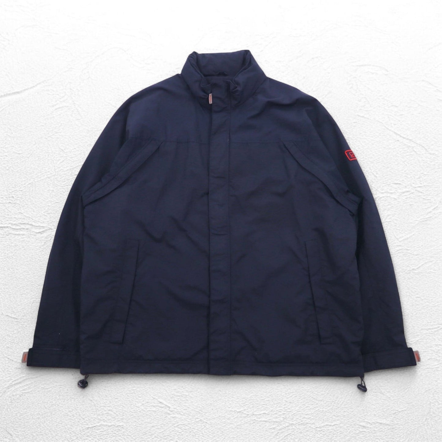 CHAPS RALPH LAUREN 90年代 シェルジャケット マウンテンパーカー XL ネイビー ナイロン フード収納式 ドローコード