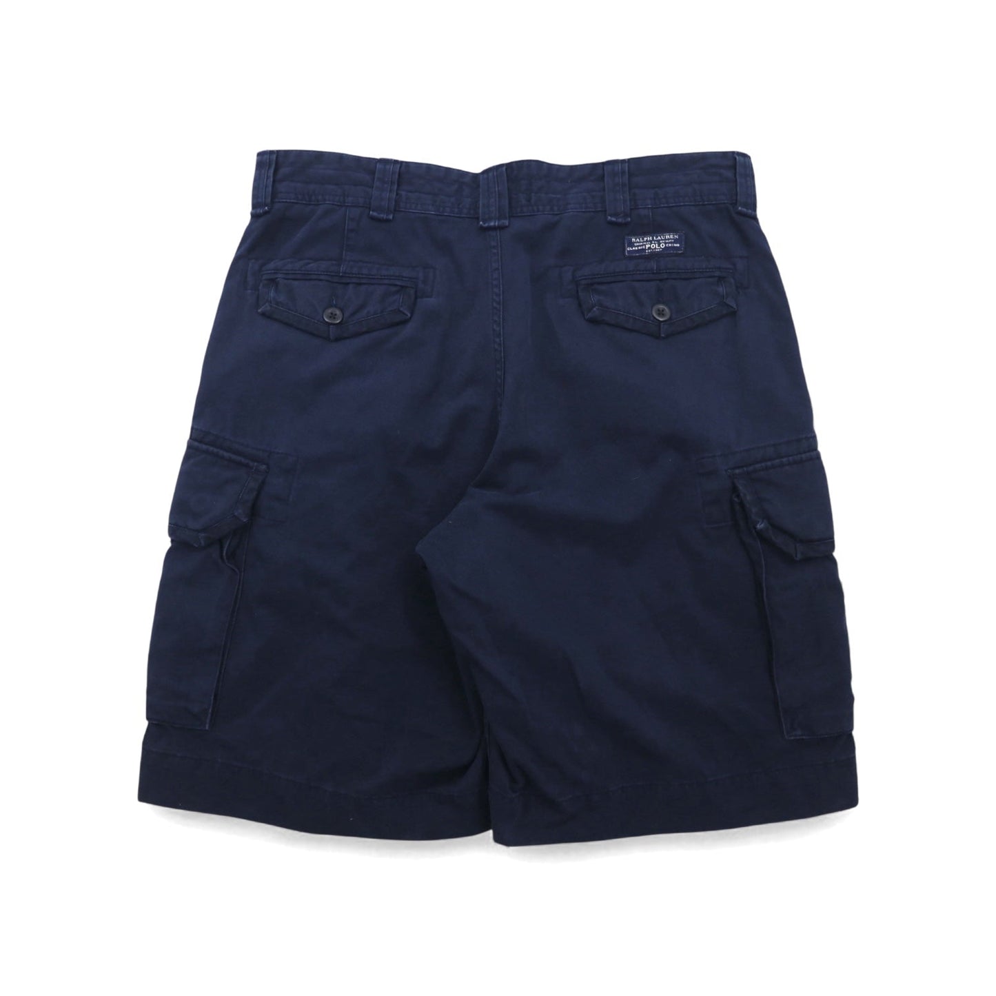 Polo by Ralph Lauren 90年代 ポロチノ バギー ショート カーゴパンツ ハーフパンツ L ネイビー 膝下丈