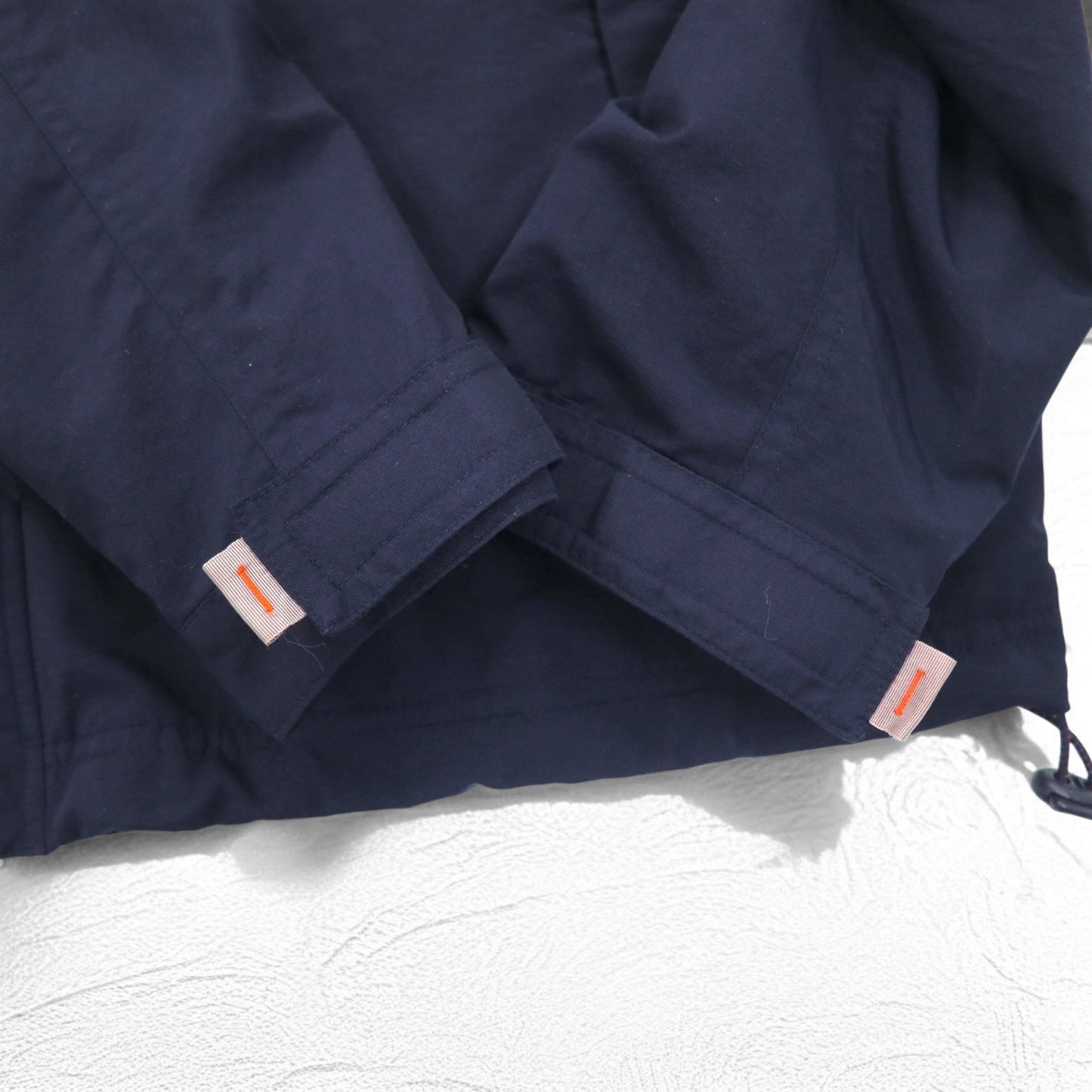 CHAPS RALPH LAUREN 90年代 シェルジャケット マウンテンパーカー XL ネイビー ナイロン フード収納式 ドローコード