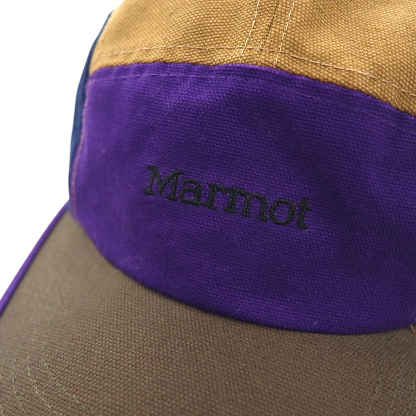 Marmot コットン ダック ジェットキャップ FREE ベルト マルチカラー カラーブロック T0AQJC36