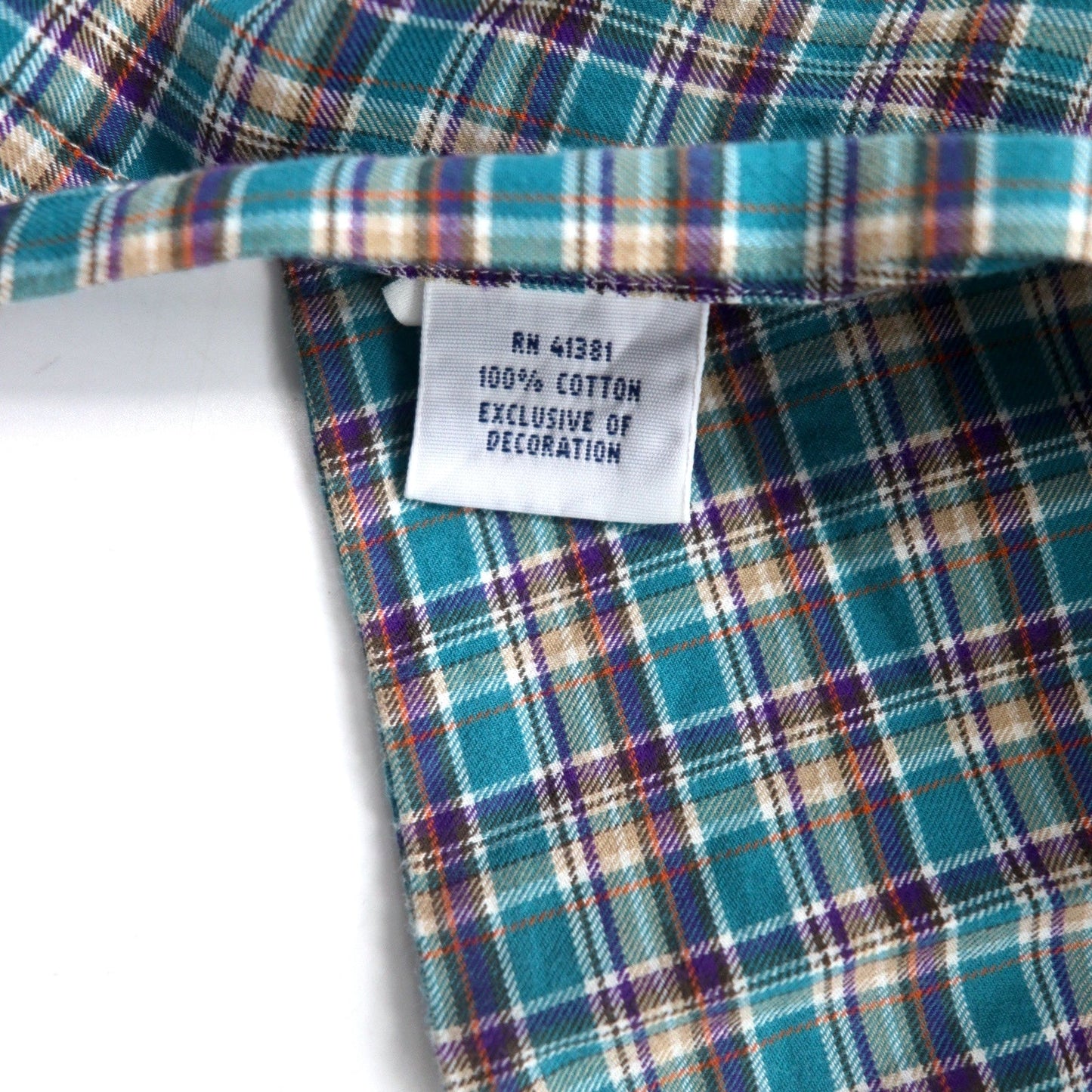 RALPH LAUREN ボタンダウンシャツ L グリーン チェック コットン スモールポニー刺繍 ビッグサイズ