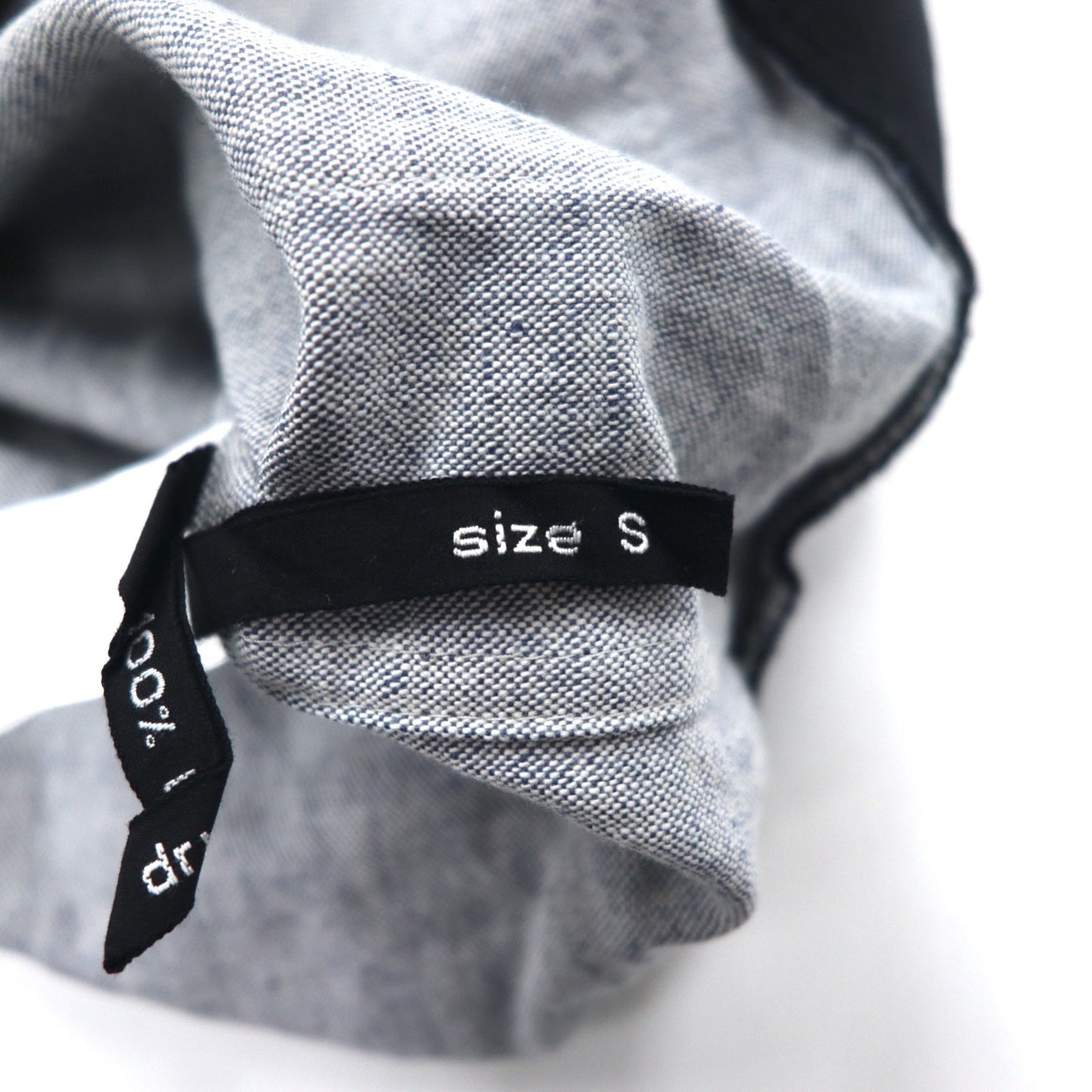 FRANK LEDER ドイツ製 リネン カーディガン ノーカラー ジャケット S グレー 0517080