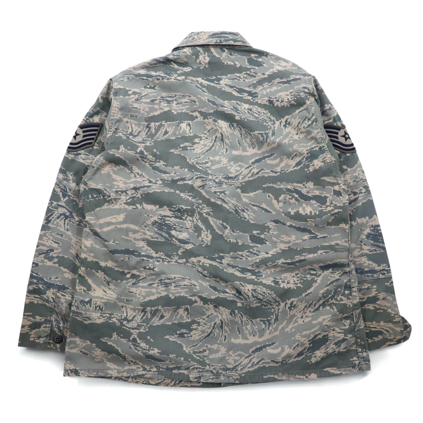US AIR FORCE 米軍 USAF フィールドジャケット XL デジタル タイガーカモ ミリタリー Airman Battle Uniform 8415-01-536-4590 American Apparel
