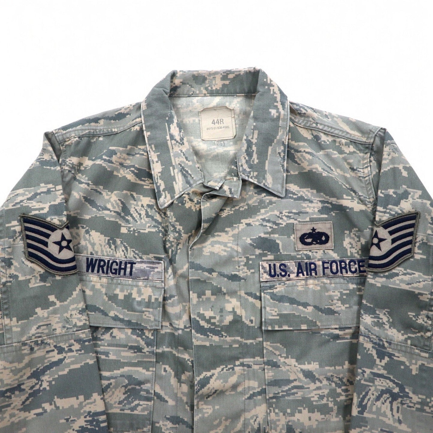 US AIR FORCE 米軍 USAF フィールドジャケット XL デジタル タイガーカモ ミリタリー Airman Battle Uniform 8415-01-536-4590 American Apparel