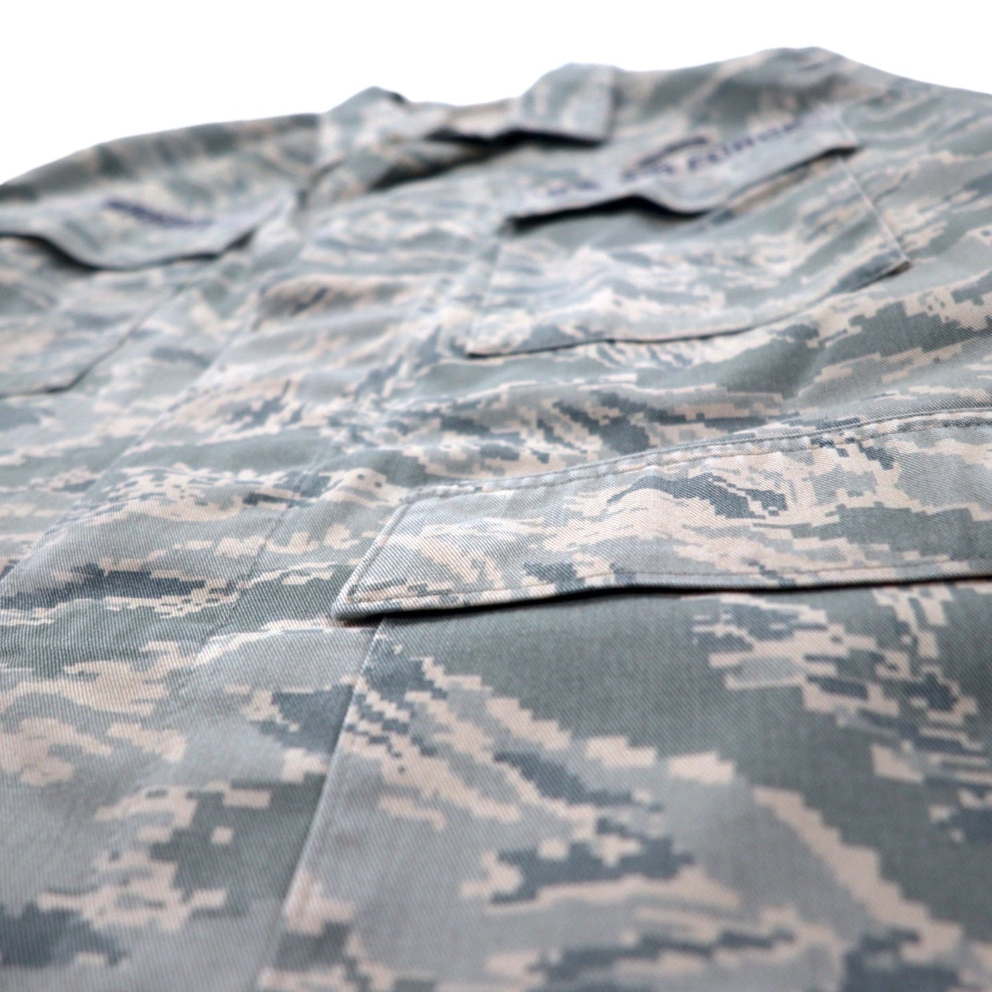 US AIR FORCE 米軍 USAF フィールドジャケット XL デジタル タイガーカモ ミリタリー Airman Battle Uniform 8415-01-536-4590 American Apparel