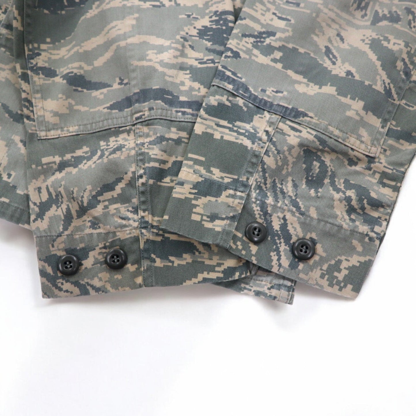 US AIR FORCE 米軍 USAF フィールドジャケット XL デジタル タイガーカモ ミリタリー Airman Battle Uniform 8415-01-536-4590 American Apparel