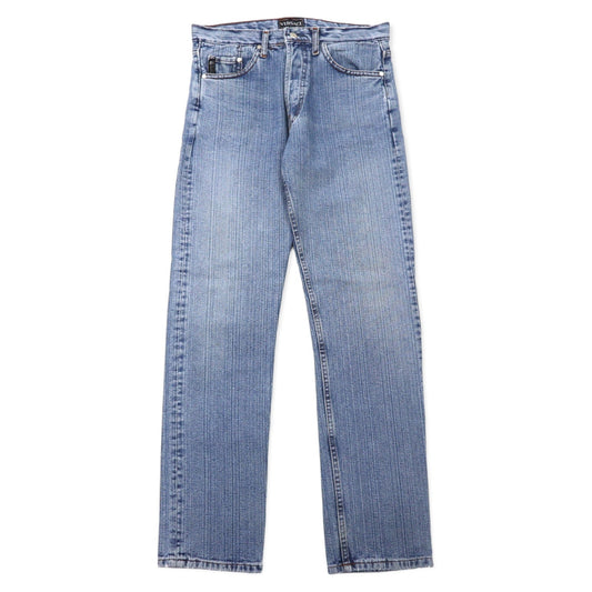 VERSACE CLASSIC V2 デニムパンツ 30 ブルー アイスウォッシュ ボタンフライ