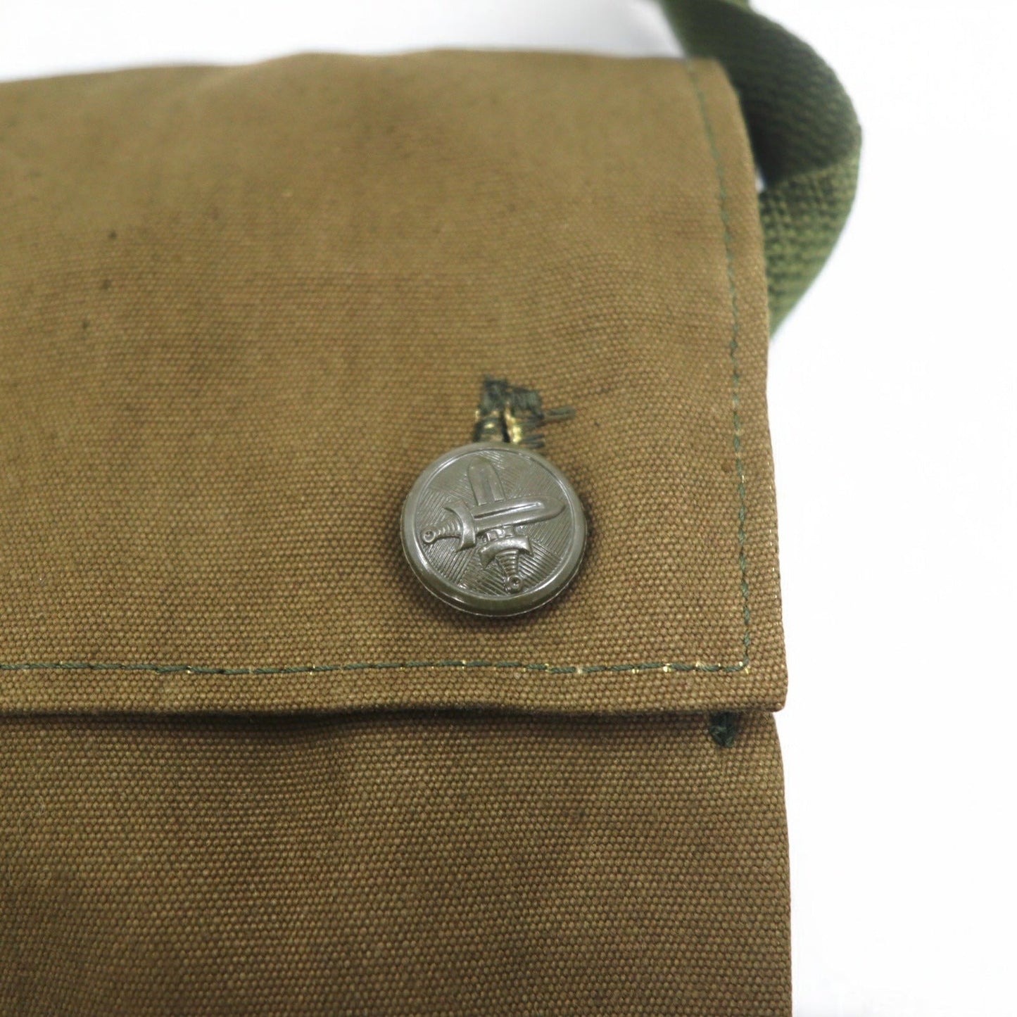 Vintage Czech Army チェコ軍 ショルダーバッグ カーキ コットン キャンバス デッドストック 未使用品