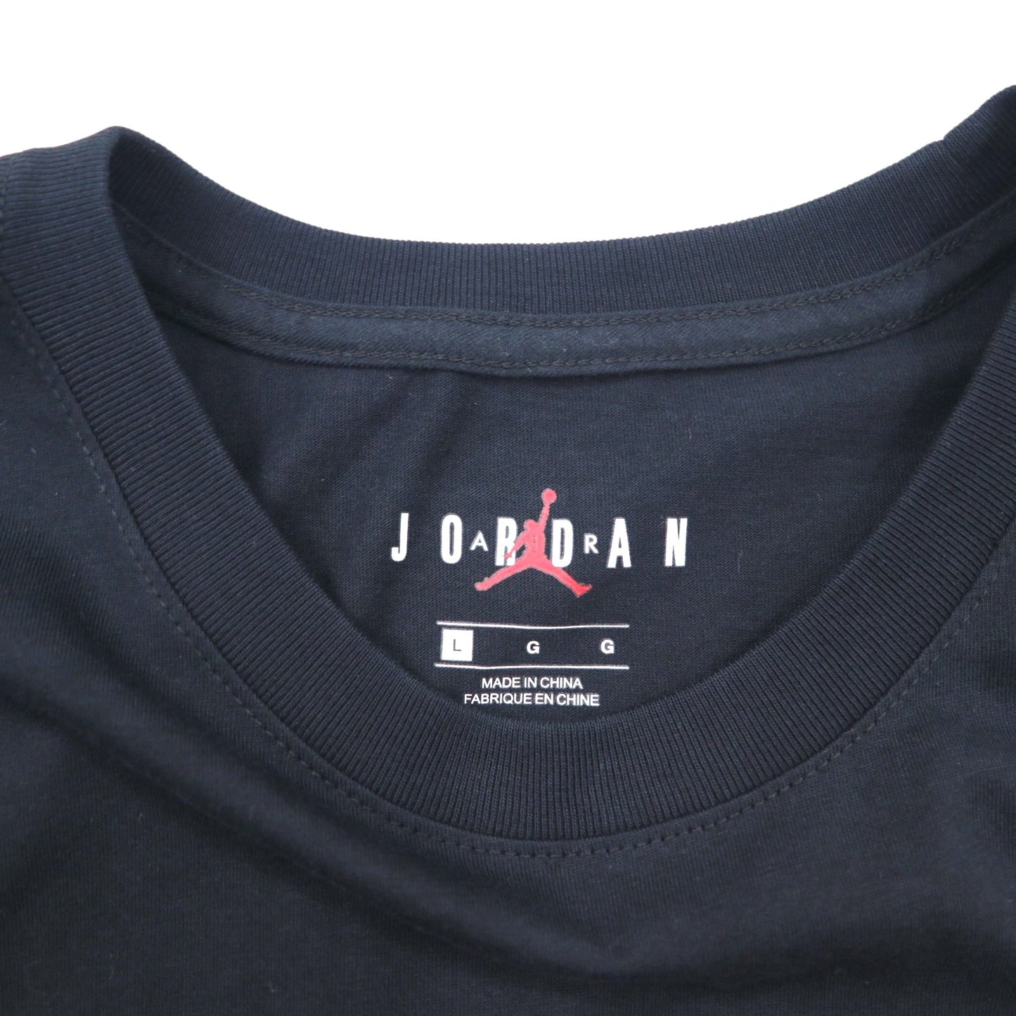 JORDAN BRAND ( NIKE ) ジョーダン プリント Tシャツ L ブラック コットン JUMP MAN CW0860-010 未使用品